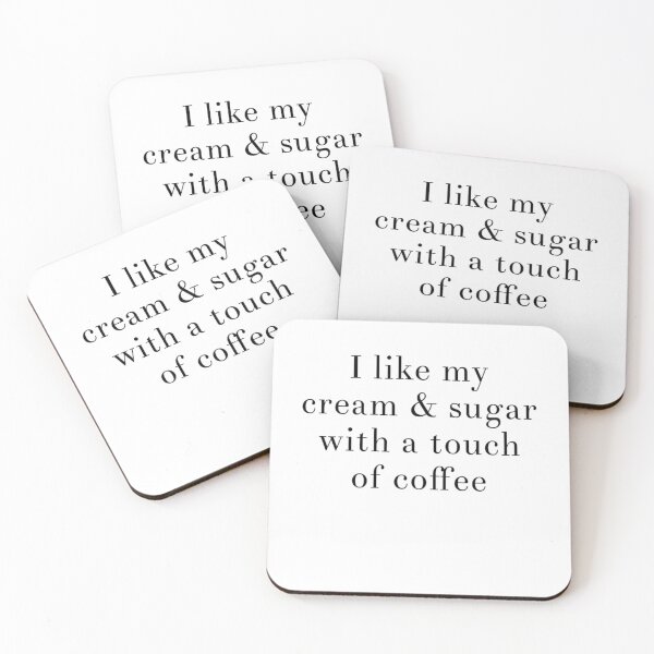 Item preview, Cream and Sugar with Coffee designed and sold by HalpinDesign.