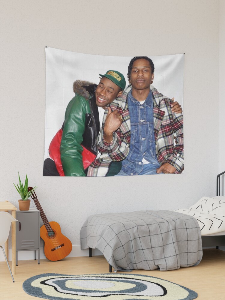 Asap rocky and online tyler the creator tapestry