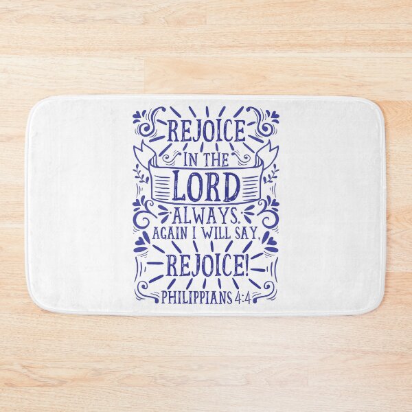 Item preview, Philippians 4:4 Rejoice In The Lord Always designed and sold by plushism.