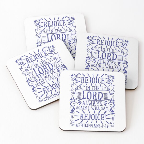 Item preview, Philippians 4:4 Rejoice In The Lord Always designed and sold by plushism.