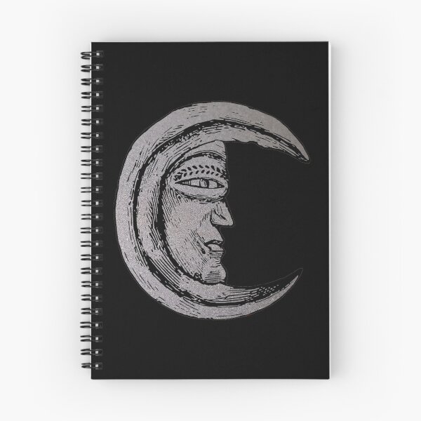 Item preview, VINTAGE AESTHETIC SILVER MOON FACE designed and sold by Clickforyous.