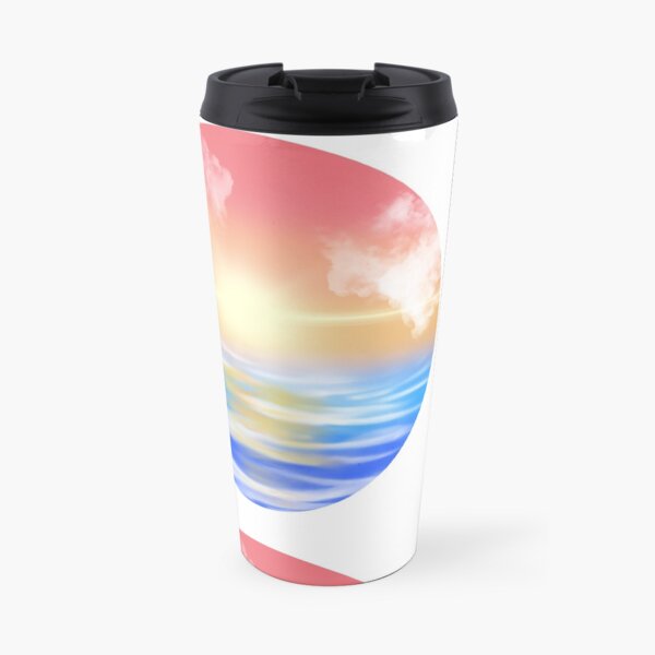 Sunset on the ocean Travel Mug