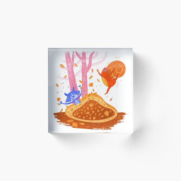 Fall Fever Acrylic Block