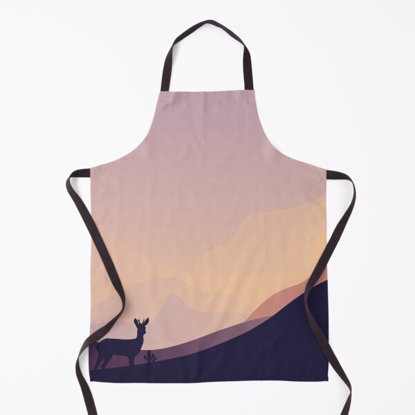 Item preview,  Dark desert deer and sunset  , desert climate , sun and sand ,cactus ideas, cactus not a hugger, sand mountains , orange moon  designed and sold by SGS-.