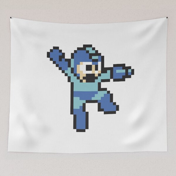 Item preview, Megaman jump'n shoot - White designed and sold by Slappers.