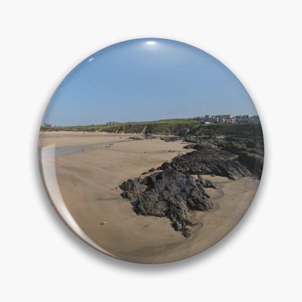 Item preview, Fistral beach, Newquay in September sunshine designed and sold by CornishPano.