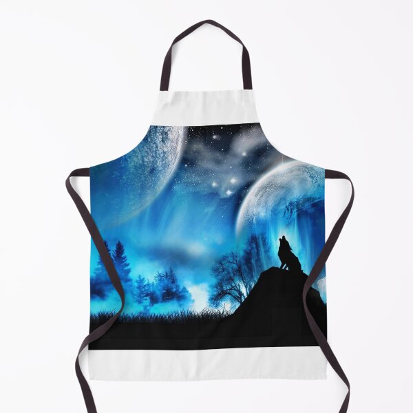 Item preview, Howling Moon Wolf Art designed and sold by Staytrendy.