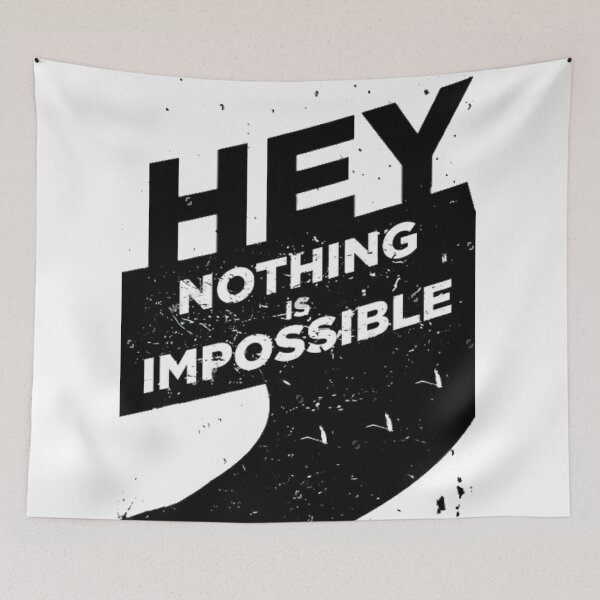 Item preview, Nothing is impossible inspirational quote merch designed and sold by Sovik Goswami.
