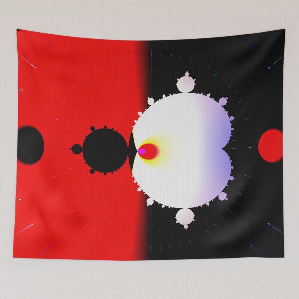 Item preview, Famous full mandelbrot set negro, blanco, rojo designed and sold by ivanoel.