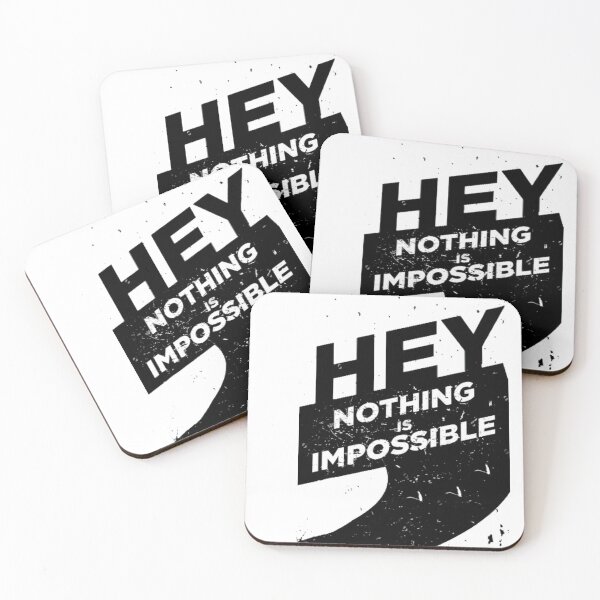 Item preview, Nothing is impossible inspirational quote merch designed and sold by Sovik Goswami.
