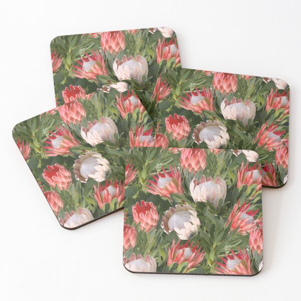Item preview, Lush Protea Botanical with Olive Green Leaves designed and sold by micklyn.