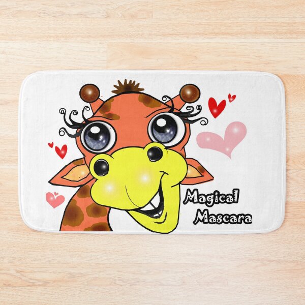 Item preview, Cute Giraffe-  magical mascara  designed and sold by Shirley cute art .