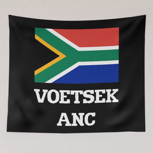 Item preview, South African flag Voetsek ANC designed and sold by arendbotha.
