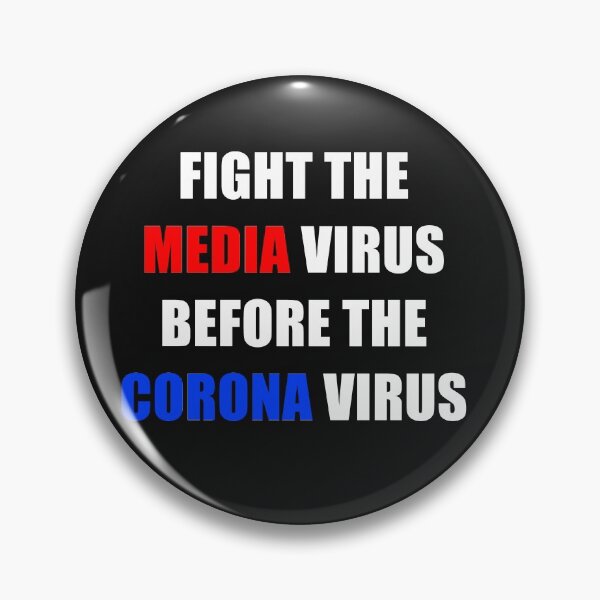 Item preview, Fight the Media Virus Before The Corona Virus designed and sold by REApparelCo.
