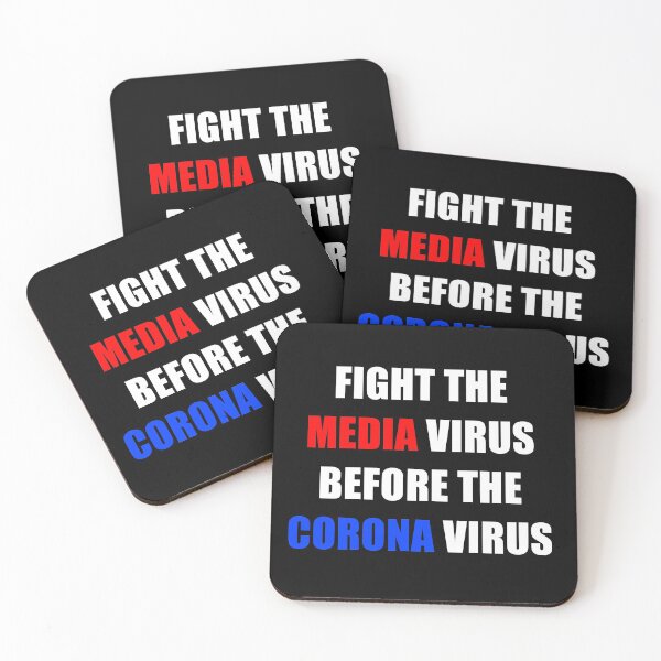Item preview, Fight the Media Virus Before The Corona Virus designed and sold by REApparelCo.