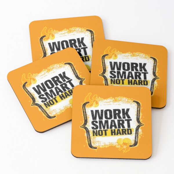 Item preview, Work smart not hard inspirational merch designed and sold by Sovik Goswami.