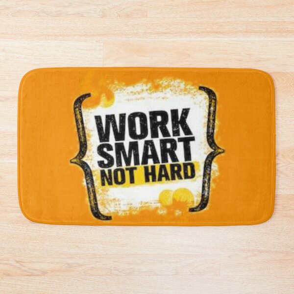 Item preview, Work smart not hard inspirational merch designed and sold by Sovik Goswami.