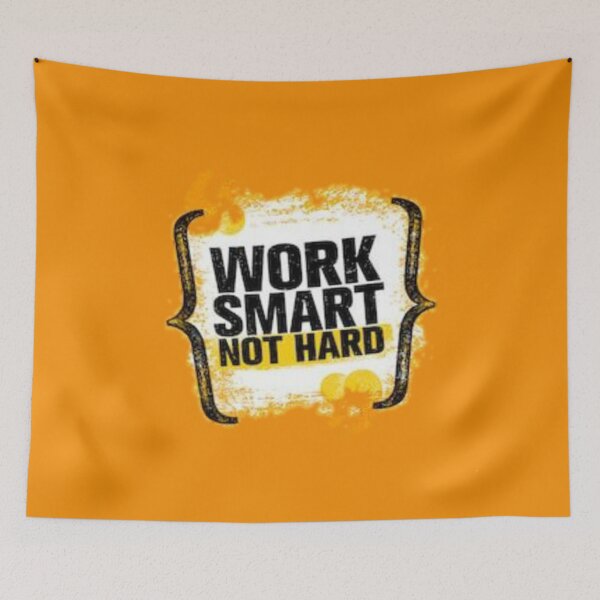 Item preview, Work smart not hard inspirational merch designed and sold by Sovik Goswami.