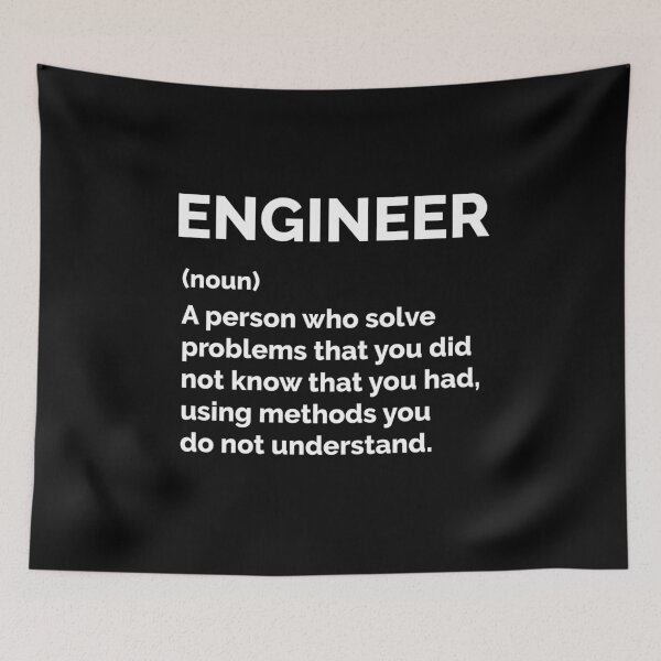 Item preview, ENGINEER NOUN, FUNNY ENGINEER GIFT designed and sold by TheFirstOne.