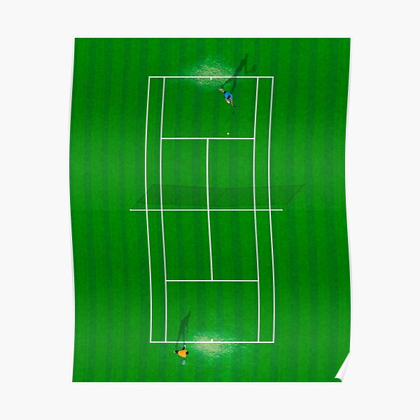 Wimbledon Tennis Court From Above Poster