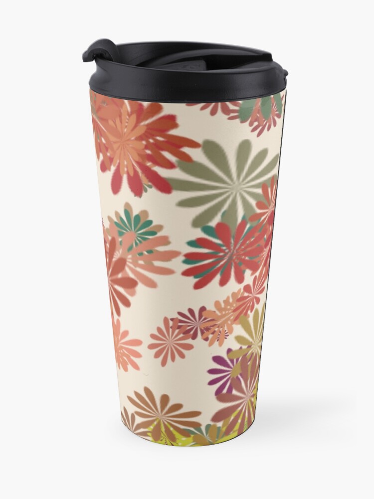 Alternate view of Winter Flower Travel Mug