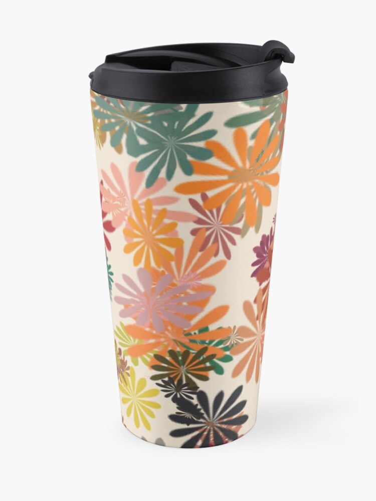 Alternate view of Winter Flower Travel Mug
