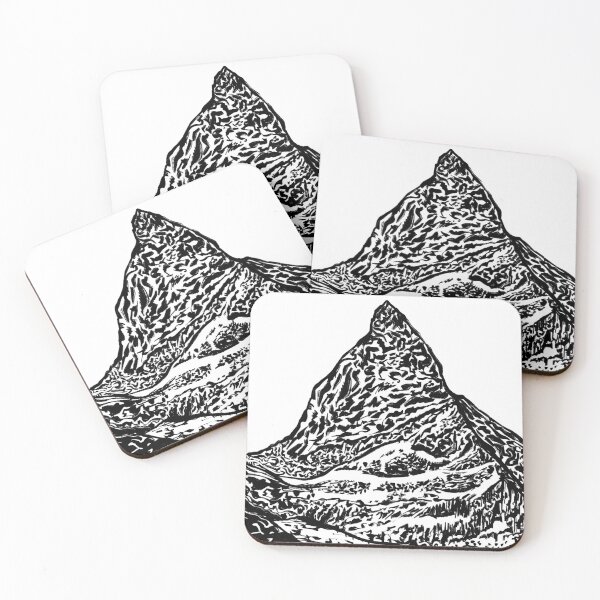 Item preview, MATTERHORN - ink painting.1 designed and sold by lautir.