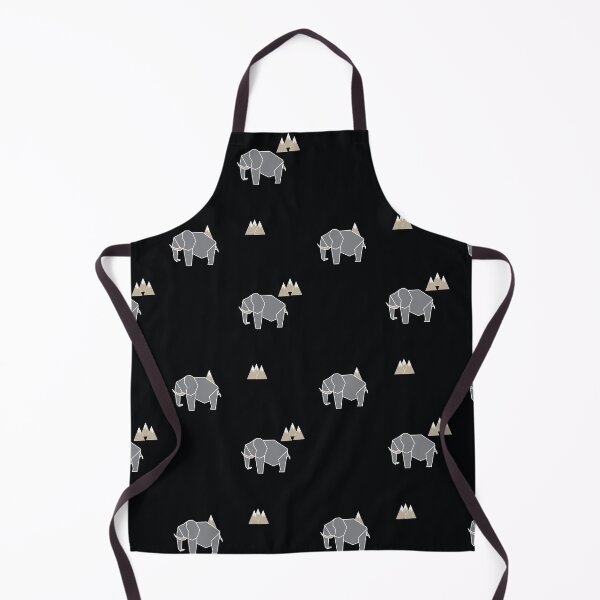 Artikelvorschau, Origami Elefant Muster Farbe / Schwarz entworfen und verkauft von Give Me that Pencil.