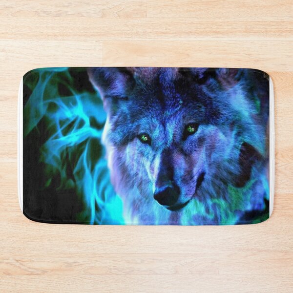 Item preview, Ice Wolf Colorful Art designed and sold by Staytrendy.