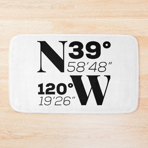 Item preview, Lake Tahoe Coordinates designed and sold by HalpinDesign.
