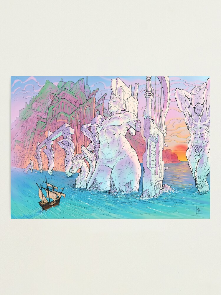 Alternate view of Forgotten blue Photographic Print