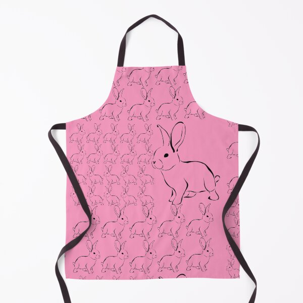 Item preview, Rose Pink Bunny Rabbits  designed and sold by YollieBeeArt.