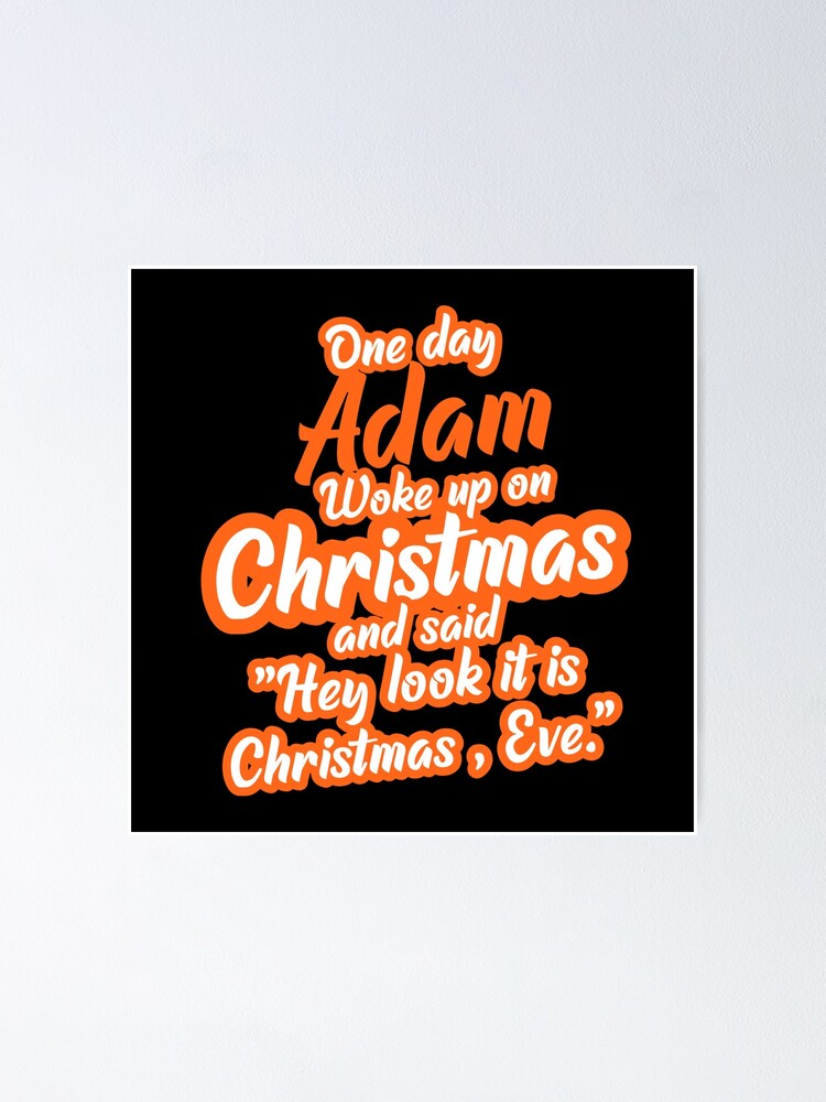 Merry Christmas Adam 