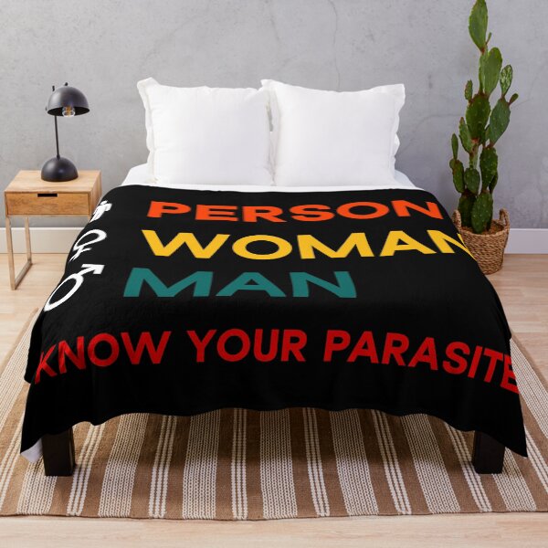Item preview, Person Woman Man Know Your Parasite Retro/Vintage designed and sold by MSA-42.