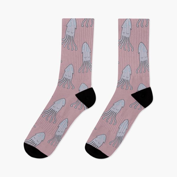 Item preview, Cute nursery squid pattern and sticker pack designed and sold by JokeGysen.