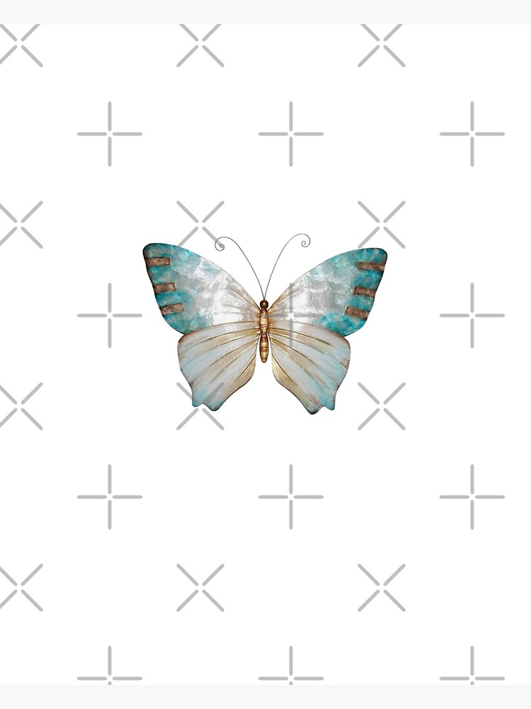 "Crystal blue butterfly" Poster by Cucicumber Redbubble