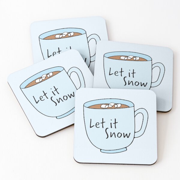 Item preview, Let It Snow Hot Chocolate Holiday Mug designed and sold by murialbezanson.