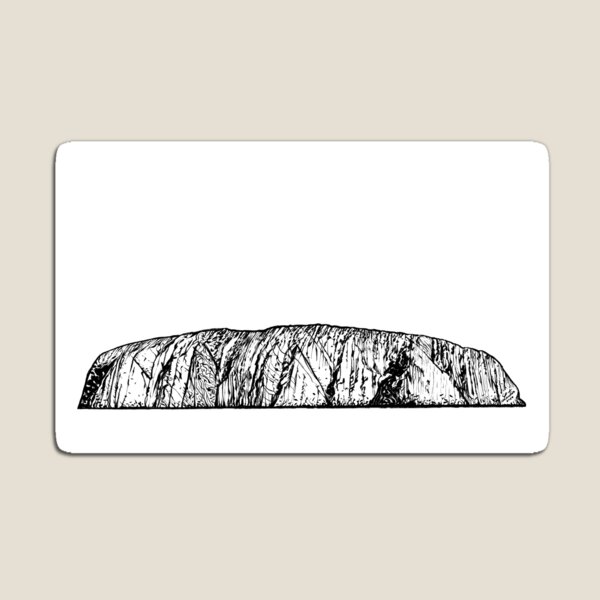 Item preview, ULURU -  AYERS ROCK  ink painting.1 designed and sold by lautir.