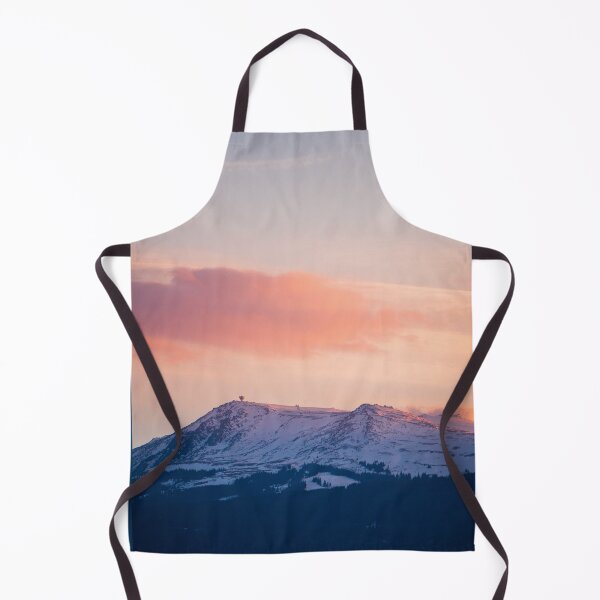 Item preview, Orange clouds over mountain designed and sold by stuff-n-stuff.