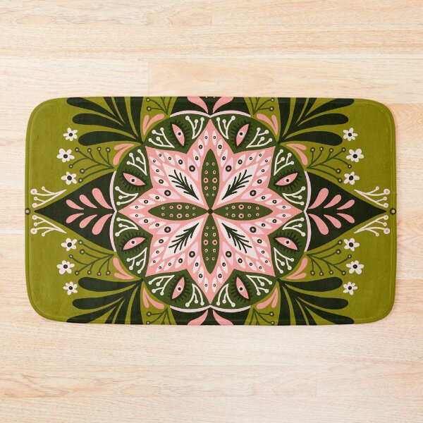Item preview, Sprouting Mandala – Sage & Pink designed and sold by Cat Coquillette.