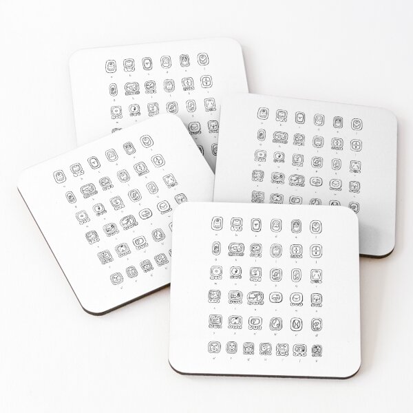 Item preview, Mayan Hieroglyphs Alphabet Translation Guide designed and sold by yisela.