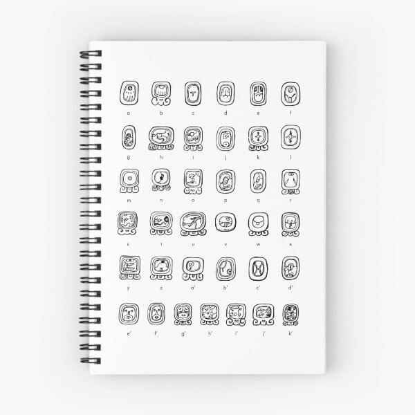 Item preview, Mayan Hieroglyphs Alphabet Translation Guide designed and sold by yisela.