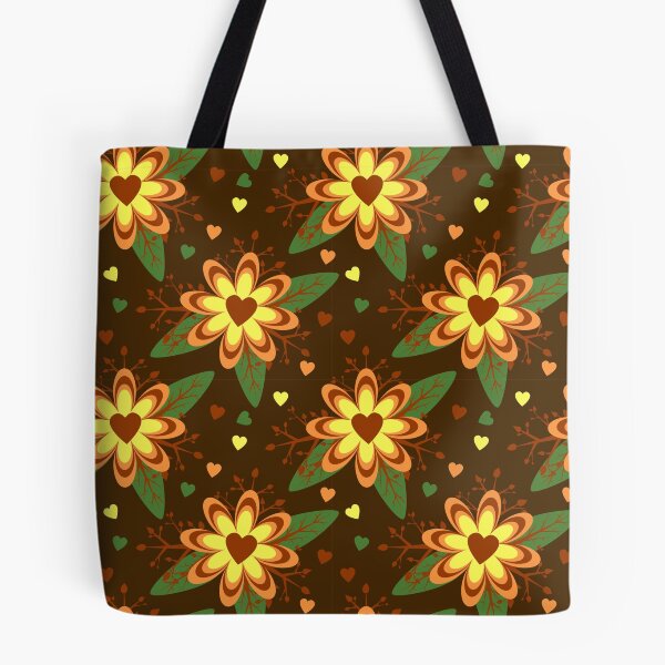 Item preview, Brown Floral Pattern designed and sold by RueChiedza.