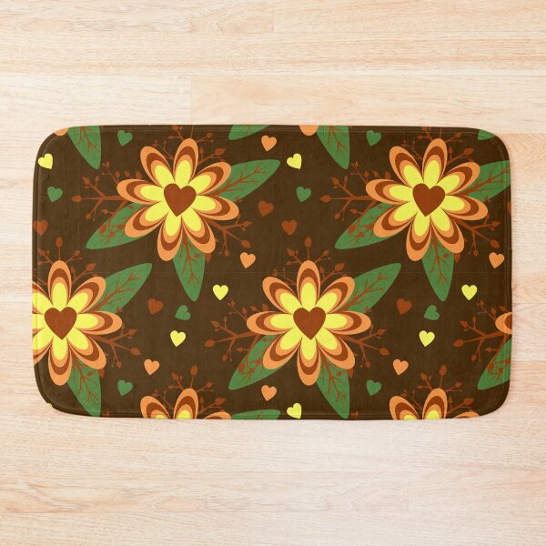 Item preview, Brown Floral Pattern designed and sold by RueChiedza.