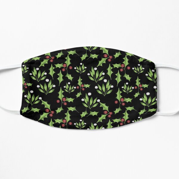 Mistletoe and Ilex Flat Mask