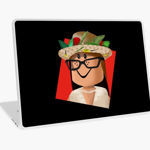 Roblox For Kids Laptop Skins Redbubble - flower hat flower hat id for roblox dog flower hat costume