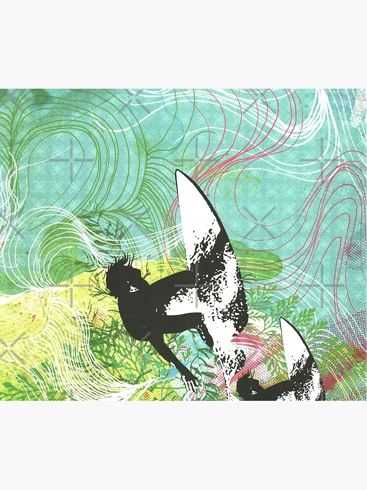 surfing life 原画 Surfing Japan Mini Canvas – Thrilla Krew