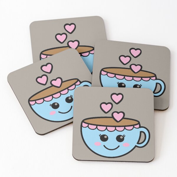 Item preview, Kawaii Coffee Tea Cup, Gift For Kids, Coffee Lover Gift, Coffee Color designed and sold by UniqueStylistic.