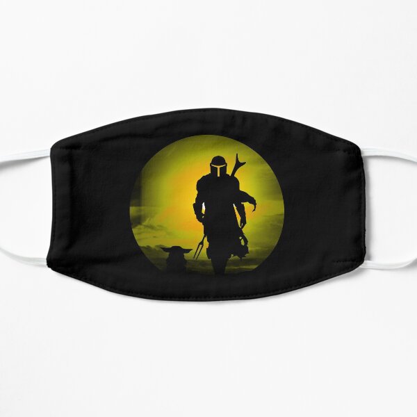 sunset orange hunter Mask
