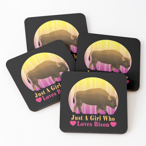 Item preview,  just a girl who loves bison gift for her designed and sold by Monchid.